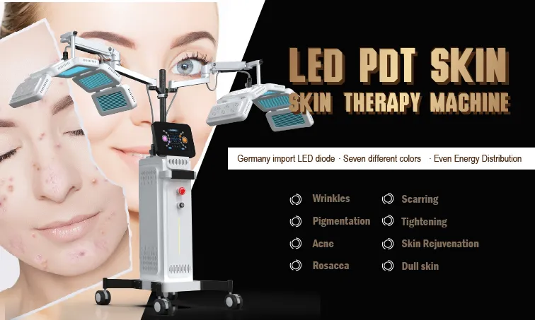 Luz facial LED infrarroja Terapia LED PDT Máquina profesional Bio Fotomodulación Luz de fototerapia LED 0