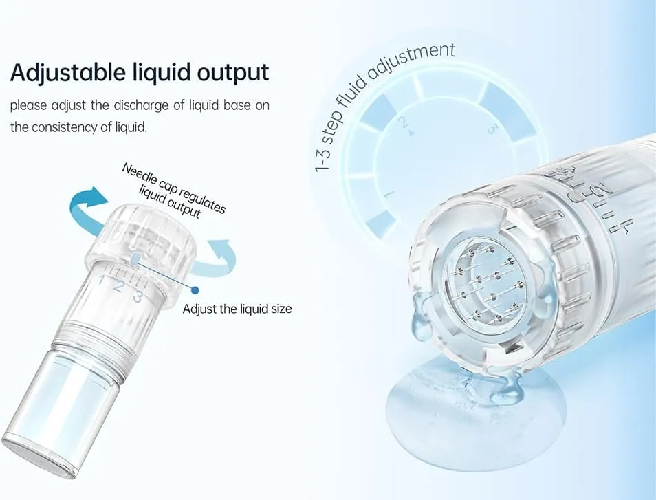 Nuevo Hydra Pen H5 Serum EMS para el transportador de perfusión y aplicación automática de microagujas 2