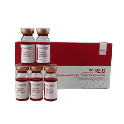 Ampulas rojas Lipolítico Lipo Lab Solución PPC Pérdida de peso Disolver grasa