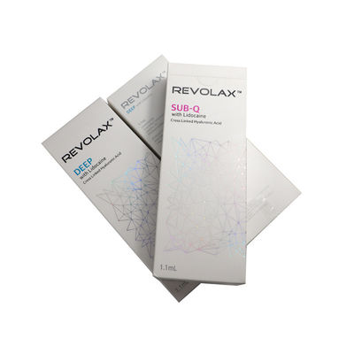 Revolax 1.1 ml Hyaluronic Acid Dermal Filler Sub-Q profundo para la cara