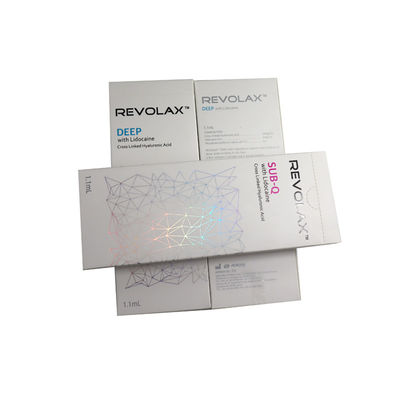 Revolax 1.1 ml Hyaluronic Acid Dermal Filler Sub-Q profundo para la cara