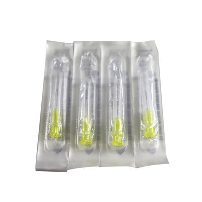 30G Meso aguja 4mm longitud 304 acero inoxidable 100pcs / caja para el relleno dérmico