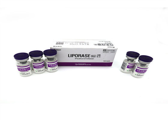 Liporasa hialuronidasa 1500iu Liofilizada 1500u 10 viales Solución para disolver el ácido HA