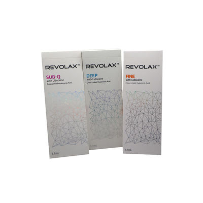 Inyección cutánea ácida hialurónica reticulada sub-q profunda del llenador de la multa de Revolax 24 mg/ml