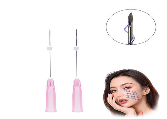 El colágeno absorbible Pdo Thread Filler Cog 6D W Cannula El hilo de elevación