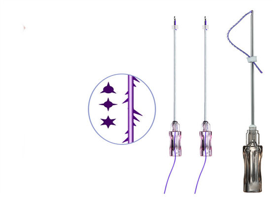 El colágeno absorbible Pdo Thread Filler Cog 6D W Cannula El hilo de elevación