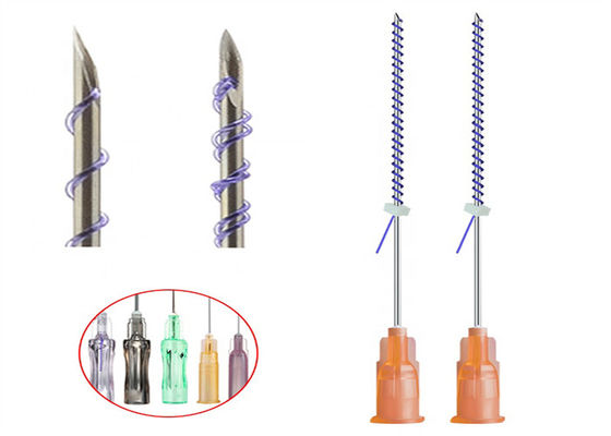 El colágeno absorbible Pdo Thread Filler Cog 6D W Cannula El hilo de elevación