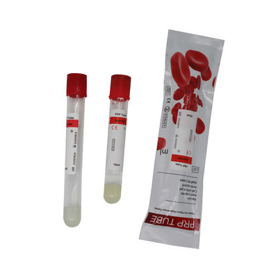 Tubo de PRP 10 ml con gel ACD para la pérdida de cabello rico en plaquetas Tubo de centrifugadora de PRP