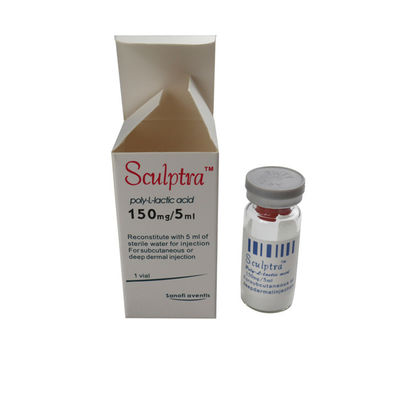 150 mg de polvo de ácido polil-láctico PLLA 5 ml de relleno para el desgaste