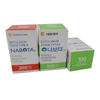 50IU 100U 150U 200U Allergan Botox Innotox Botulax Nabota Rentox Meditox Hutox Toxta El tratamiento de la alergia es el siguiente: