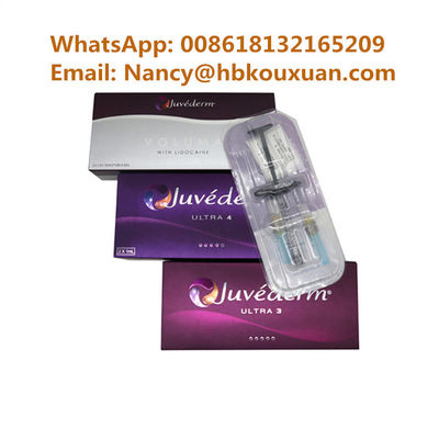 2*1,0 ml de cargador inyectable de ácido hialurónico Juvederm 3 4 Volumen XC