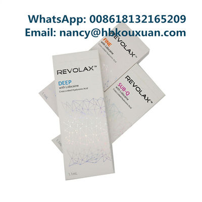 Revolax relleno cutáneo de ácido hialurónico fino y profundo