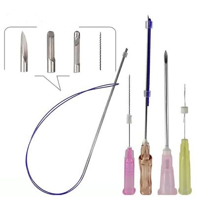 El colágeno absorbible Pdo Thread Filler Cog 4d 6D W Cánula de elevación de hilo
