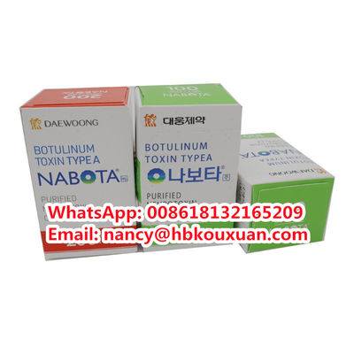 Corea Botulax 100iu 200iu Toxina antirrugas tipo A Meditoxina Nabota Botox