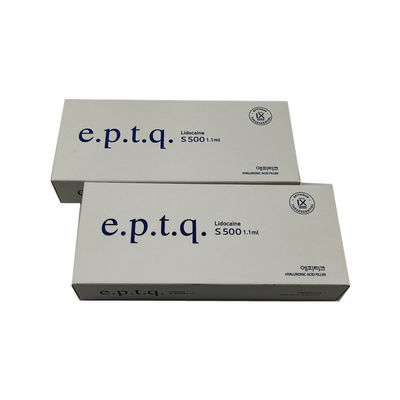 e.p.t.q. s 500 Hyaluronic Acid Dermal Filler 1 ml contra las arrugas Eptq E.P.T.Q eve Epitique S100 S300