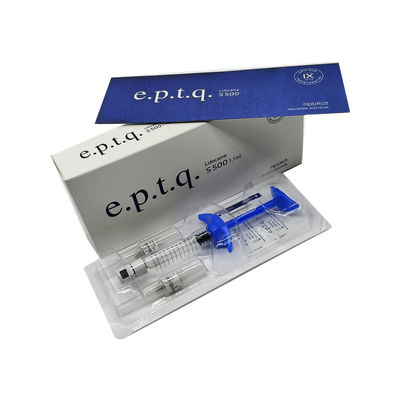 E.p.t.q. Relleno cutáneo de ácido hialurónico cruzado S100, S300, S500
