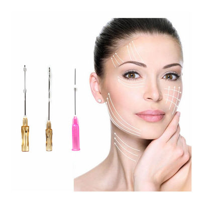30G25mm 38mm Mono Rincón Eliminación de la elevación facial hilos Pdo Pcl Plla