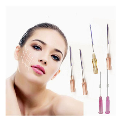30G25mm 38mm Mono Rincón Eliminación de la elevación facial hilos Pdo Pcl Plla