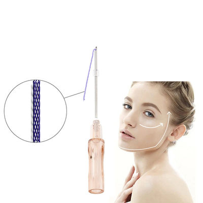 Corea Estéril V línea absorbible de la cara de torsión mono púbico Pdo Nose Lift Thread Tornado Cog 3D 4D 6D Pdo Thread