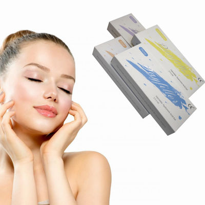 Hyaluronato de sodio inyectable relleno cutáneo ácido hialurónico ligado cruzado para el rostro labios mamas glúteos aumento