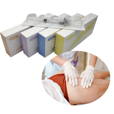 Hyaluronato de sodio inyectable relleno cutáneo ácido hialurónico ligado cruzado para el rostro labios mamas glúteos aumento