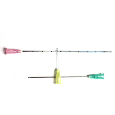 Aguja contundente desechable de clínica estética de 25 g 50 mm microcánulas finas y estériles