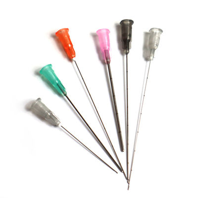 25G 50MM Aguja de punta de cánula micro contundente para inyección de llenadores desechables de HA