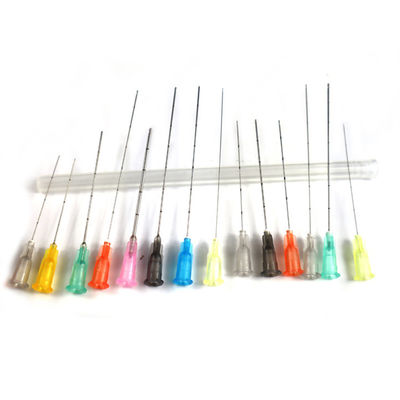 25G 50MM Aguja de punta de cánula micro contundente para inyección de llenadores desechables de HA