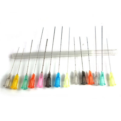 25G 50MM Aguja de punta de cánula micro contundente para inyección de llenadores desechables de HA