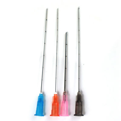 Coreas aguja de cánula de alta calidad 18g 25g 22g 50mm 70mm micro aguja de cánula contundente