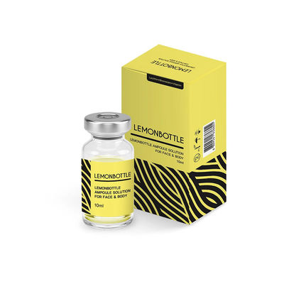 Solución de ampolla de botella de limón (5X 10ml) Inyección disolvente de grasa para el cuerpo