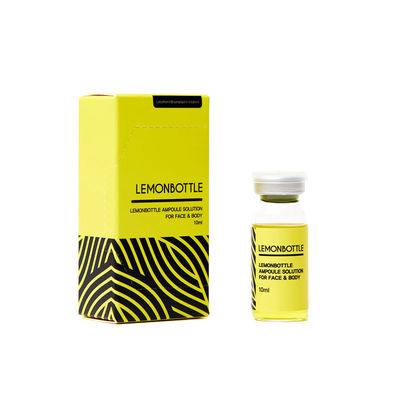 Solución de ampolla de botella de limón (5X 10ml) Inyección disolvente de grasa para el cuerpo