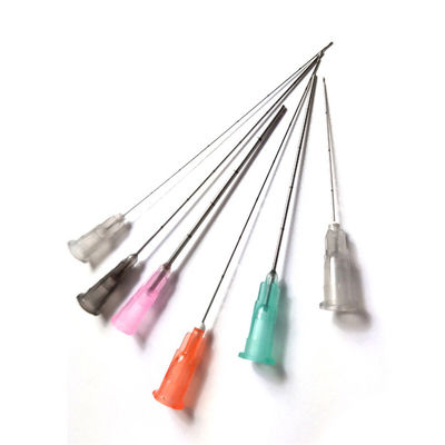 Microcánula desechable con punta de aguja contundente Microcánula contundente para relleno dérmico hialurónico