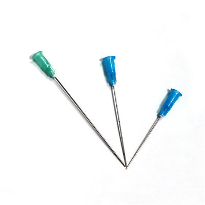 18 g 50 mm Cánulas de punta contundente Cánulas desechables Cánulas de calibre 22 Microcánulas finas