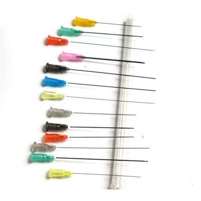 Cargador inyectable desechable de acero inoxidable 304 Cánula contundente de todos los tamaños 18g-30g Aguja contundente
