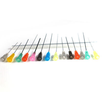 Microcánula Aguja contundente desechable 16g 17g 21g 22g 25g 38mm 50mm 60mm 90mm