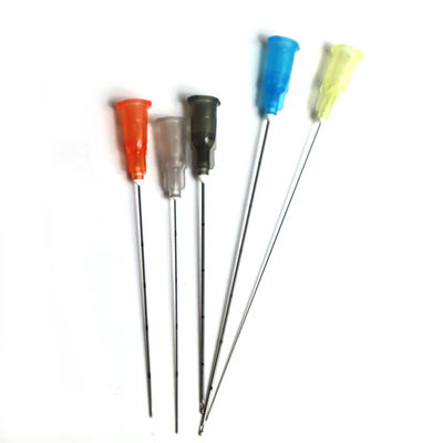 Microcánula Aguja contundente desechable 16g 17g 21g 22g 25g 38mm 50mm 60mm 90mm