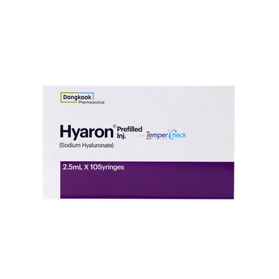 Hyaluronato de sodio 25 mg/2,5 ml Hyaron precargado inyección de inyección Rejuvenecedor de la piel