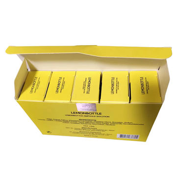 Botella de limón Ampola Solución Disolvente de grasa inyecciones 5 viales X 10 ml