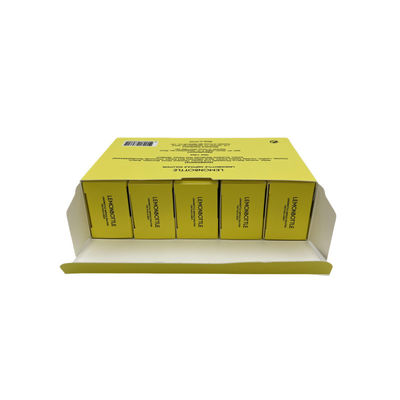 Botella de limón Ampola Solución Disolvente de grasa inyecciones 5 viales X 10 ml