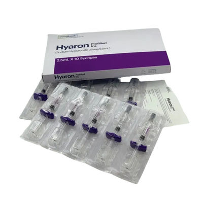 HYARON KIT para el refuerzo de la luz de la piel - 10 jeringas X 2,5 ml de relleno de ácido hialurónico cruzado