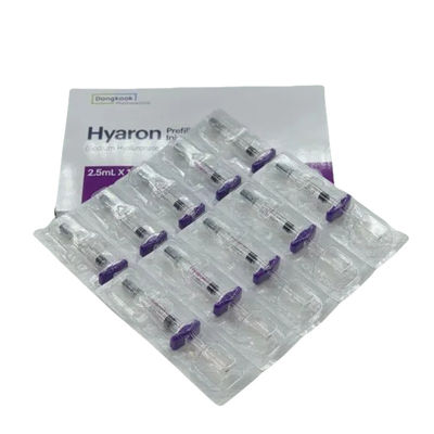 HYARON KIT para el refuerzo de la luz de la piel - 10 jeringas X 2,5 ml de relleno de ácido hialurónico cruzado