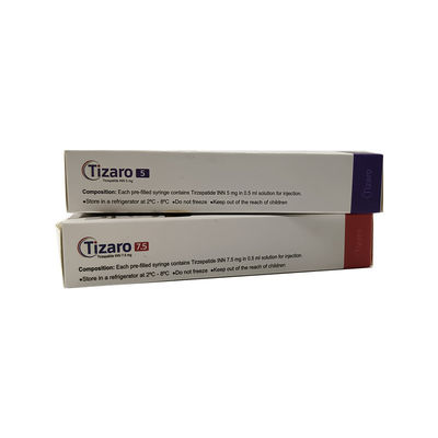 Tizaro 7.5 7.5mg/0.5ml inyección Disolvente de grasa inyecciones debajo de la piel