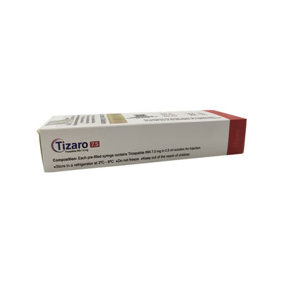 Tizaro Tirzepatide 5 mg 7.5 mg inyector de pluma para inyección subcutánea de 0,5 ml