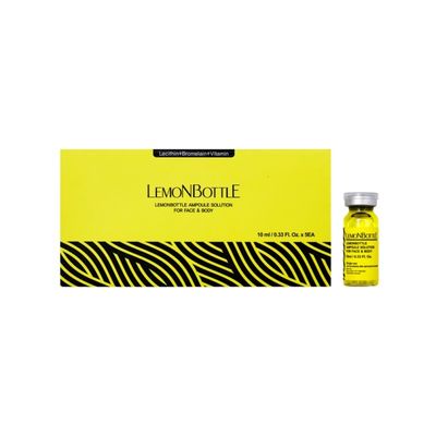 Botella de limón 5 X 10 ml Ampola Solución disolvente de grasa
