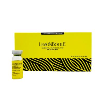 Botella de limón 5 X 10 ml Ampola Solución disolvente de grasa