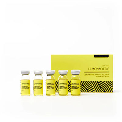 Botella de limón 5 X 10 ml Ampola Solución disolvente de grasa