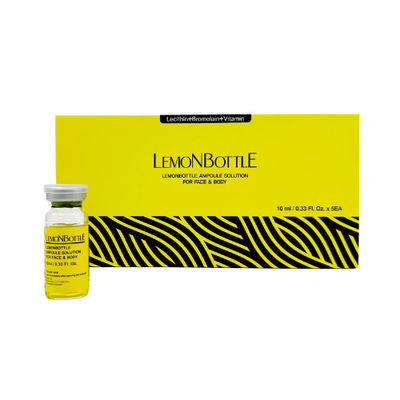 Botella de limón 5 X 10 ml Ampola Solución disolvente de grasa