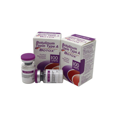 Toxina botulínica Botox para las arrugas faciales Almacenamiento en seco