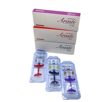 Relleno de aumento labial Arasti 1.1 ml 10 ml Arasti Plus A-Plus Blanco Arasti